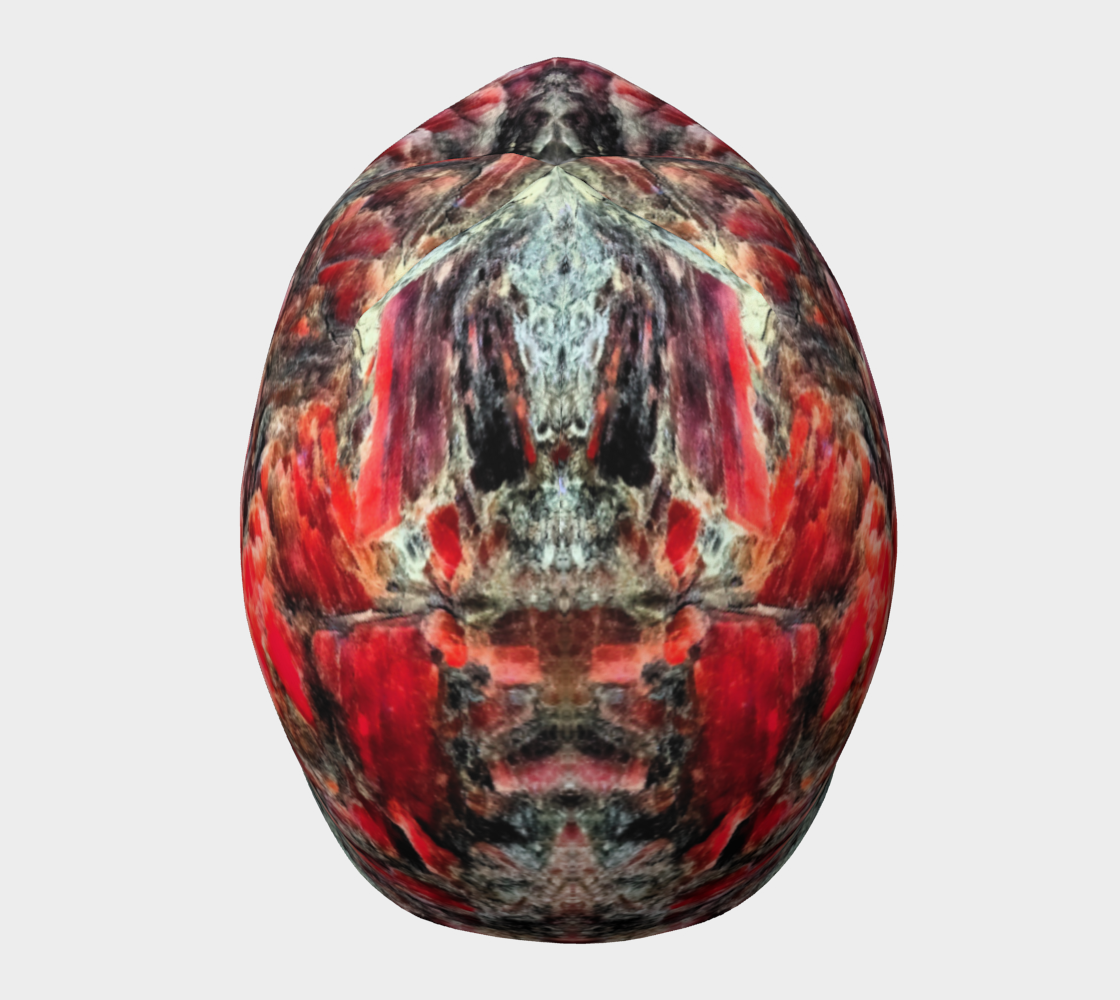 Beanie: KYANITE, Fluorescent, Black Mt. North Carolina, USA,Original Under UV Light Version 1