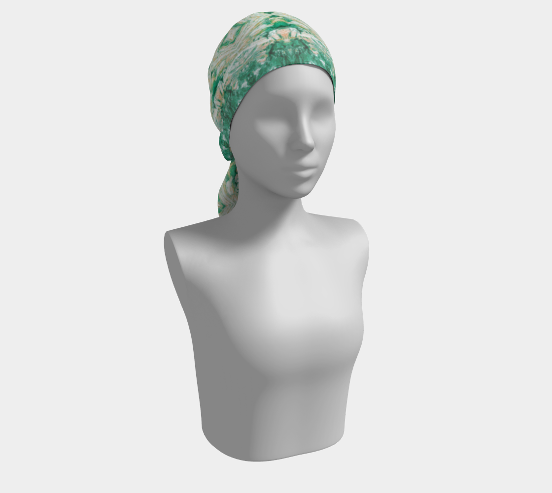 Long Scarf: Malachite, On Quartz, , North Carolina, USA, , Original Color