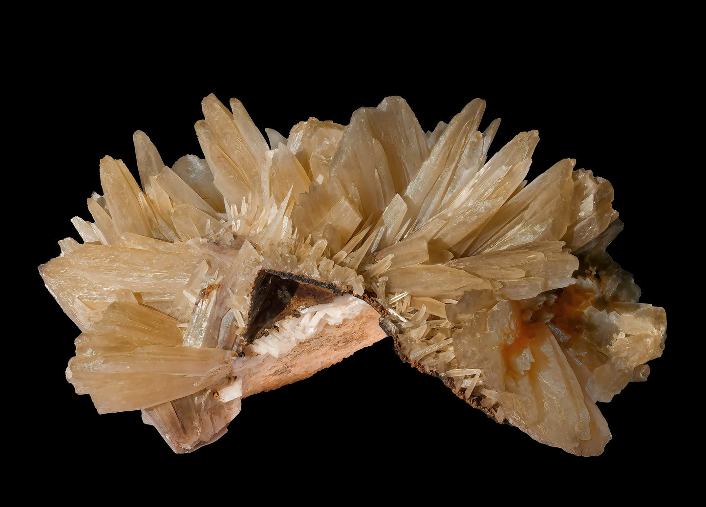 Mens Short Sleeve Shirt: Barite, Tsumeb Mine, Namibia