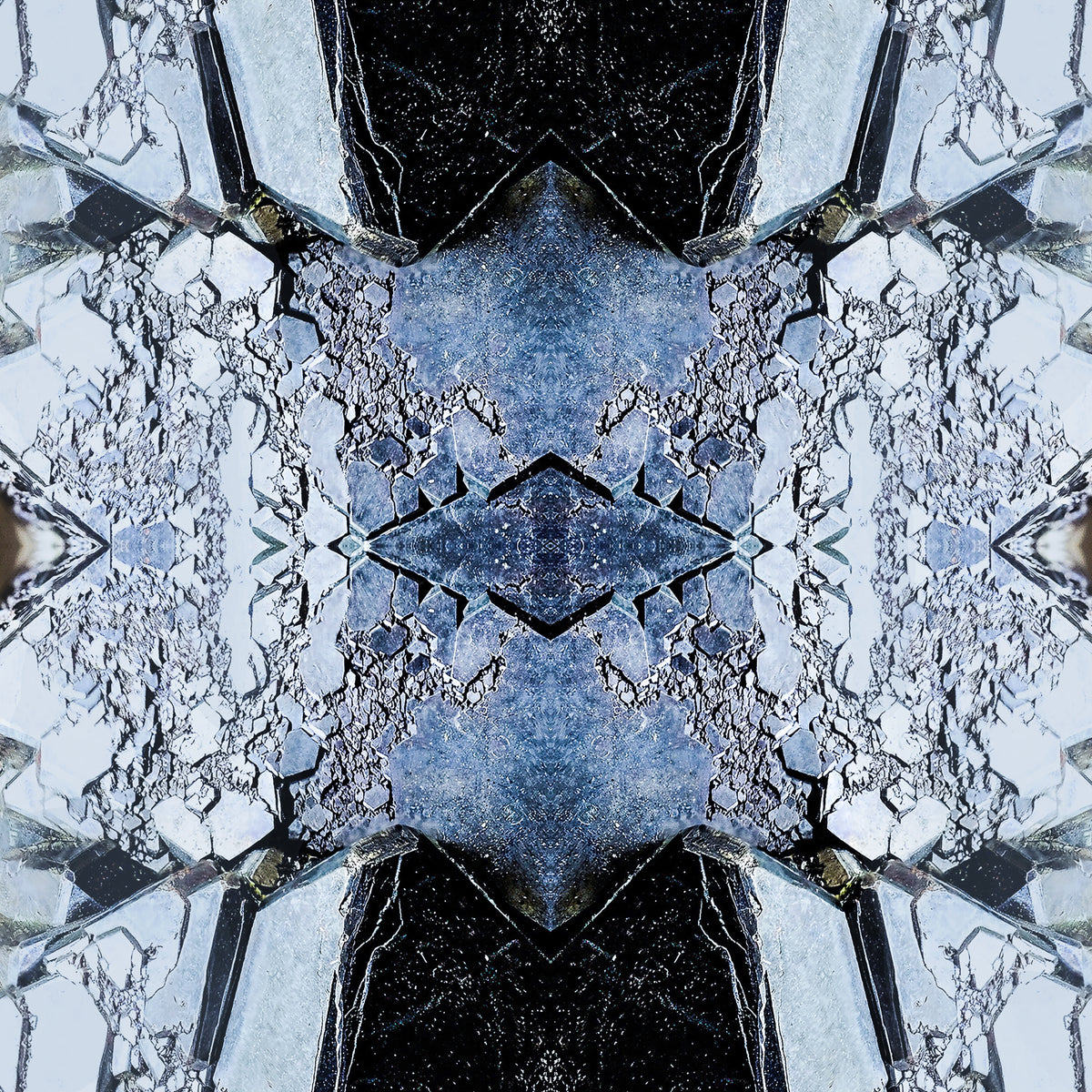 Tablecloth: Cuprite — Rubtsovskiy Mine, Krai, Russia — Inverted Color