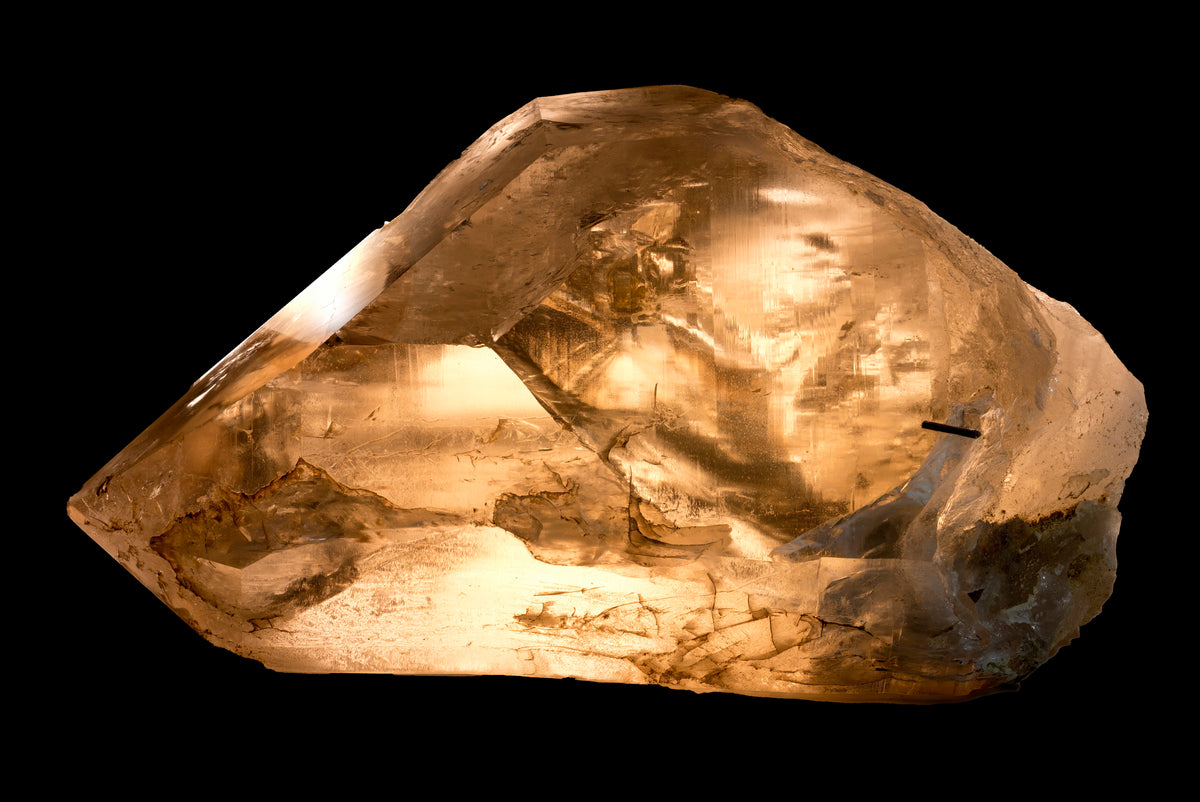 Tablecloth: Quartz, Smoky — Hiddenite, Alexander County, North Carolina, USA — Inverted Color