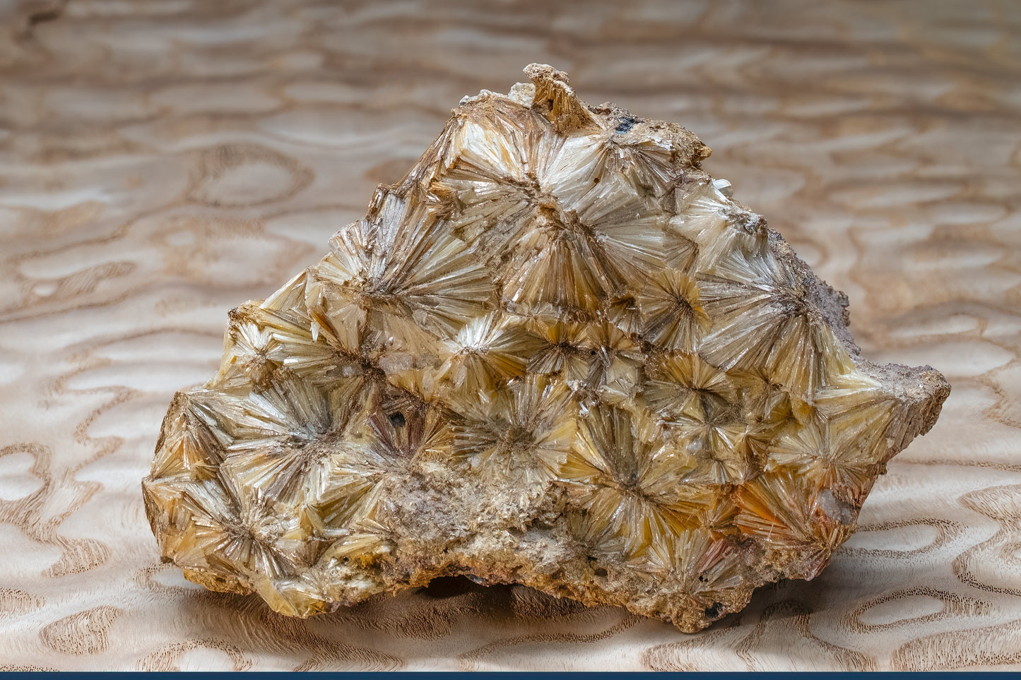 Mens Tie: Pyrophillite, Piedmont Minerals Mine, Orange County, North Carolina