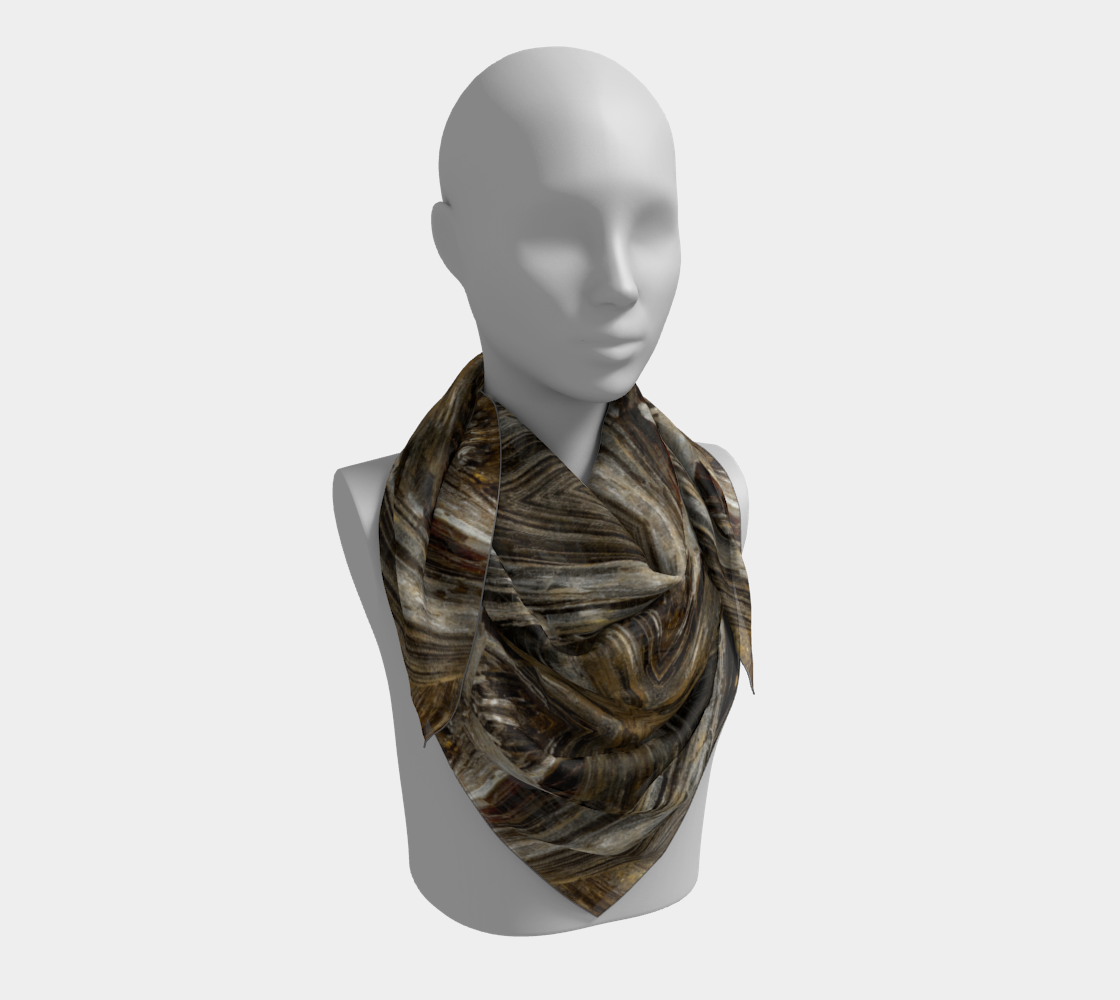Square Scarf: Goethite, ,Teller County, Colarado, USA, Brian Kosnar, Original Color