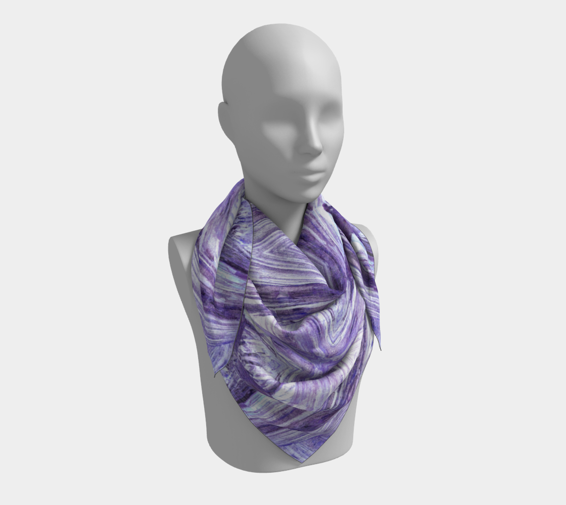 Square Scarf: Goethite, , , Teller County, Colarado, USA, Brian Kosnar, Violet