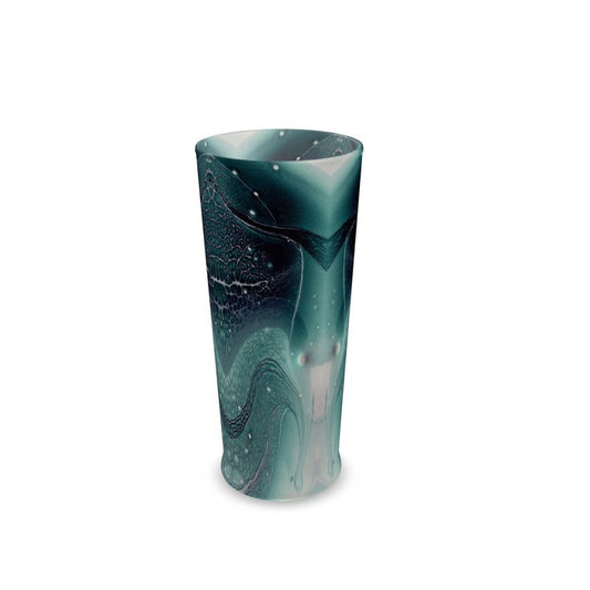 Beer Glass:  K Color(Chrome Oxide) in Croom Acrylic House Paint