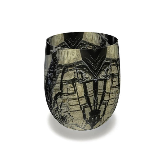 Water Glass: Hematitie: Nadoor, , Morocco, Original Color