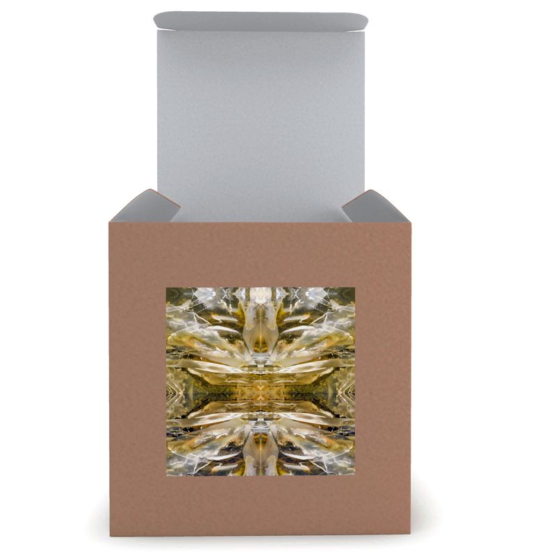 Candle In Glass: Quartz Smoky , Hiddenite, North Carolina,