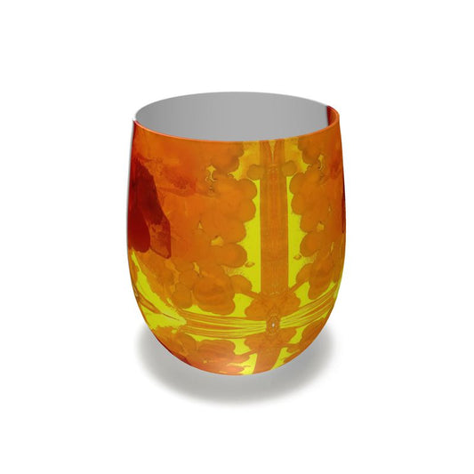 Water Glass: Mimetite On Wulfenite San Francisco Mine,  Sonora, Mex