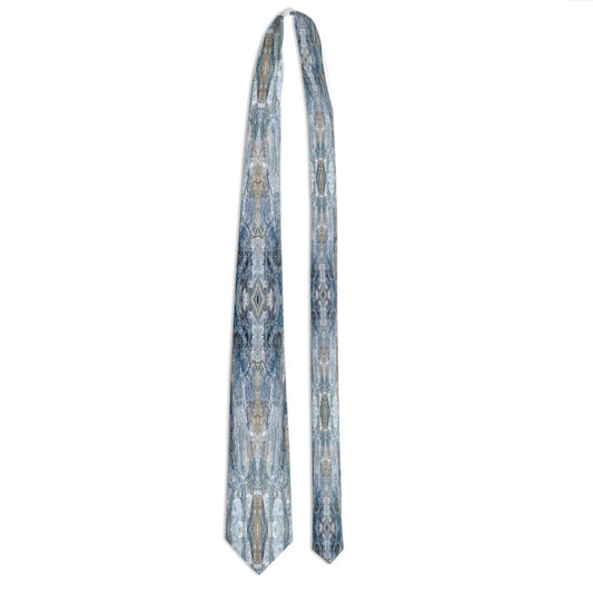 Men's Tie: KYANITE,  Black Mt.  North Carolina, USA, Original Color