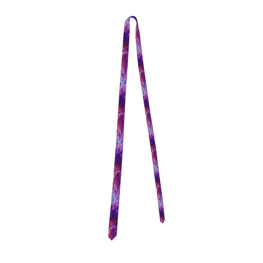 Men's Tie: KYANITE, Black Mt. , North Carolina, USA, Fluorescent  Colo