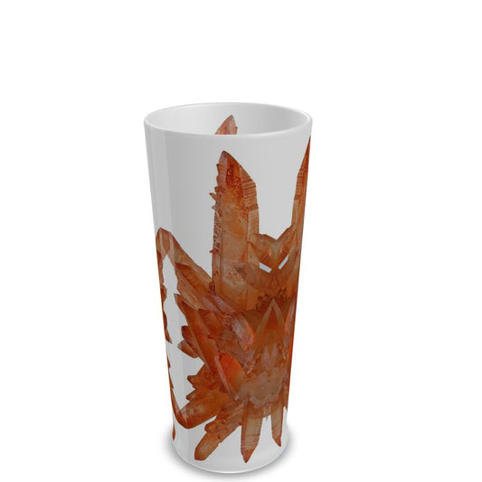Beer Glass: Red Quartz from Morocco