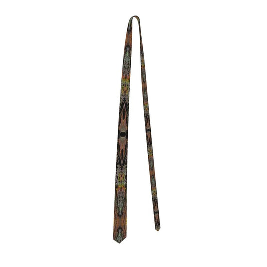 Men's Tie: Hematite, Iridescent, Graves Mt., Georgia