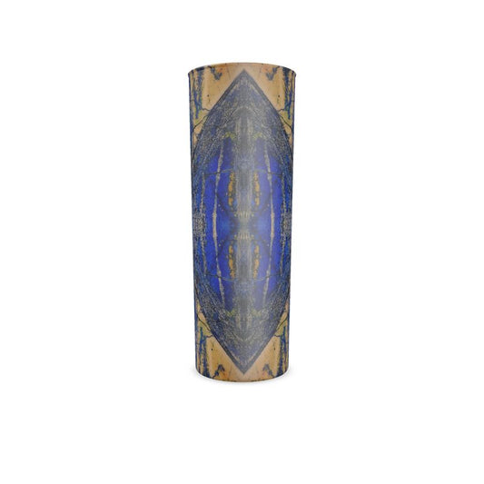 High ball Water Glass: Azurite and Malachite, Siberia, Russia