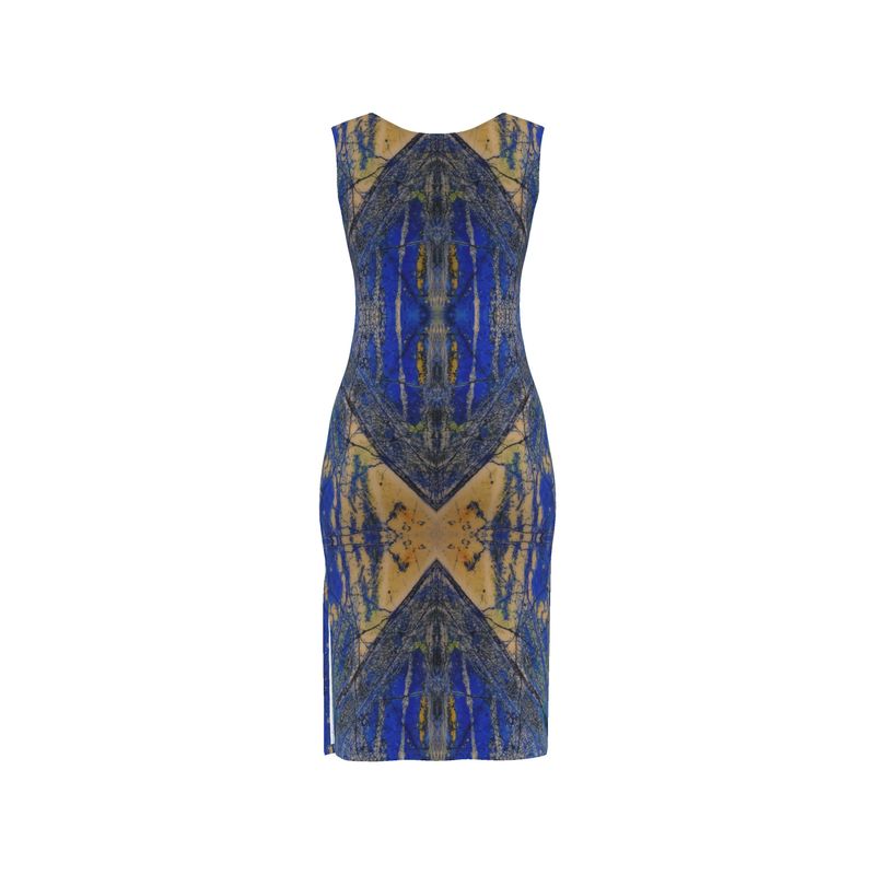 Bodycon Dress: Azurite and Malachite, Siberia, Russia