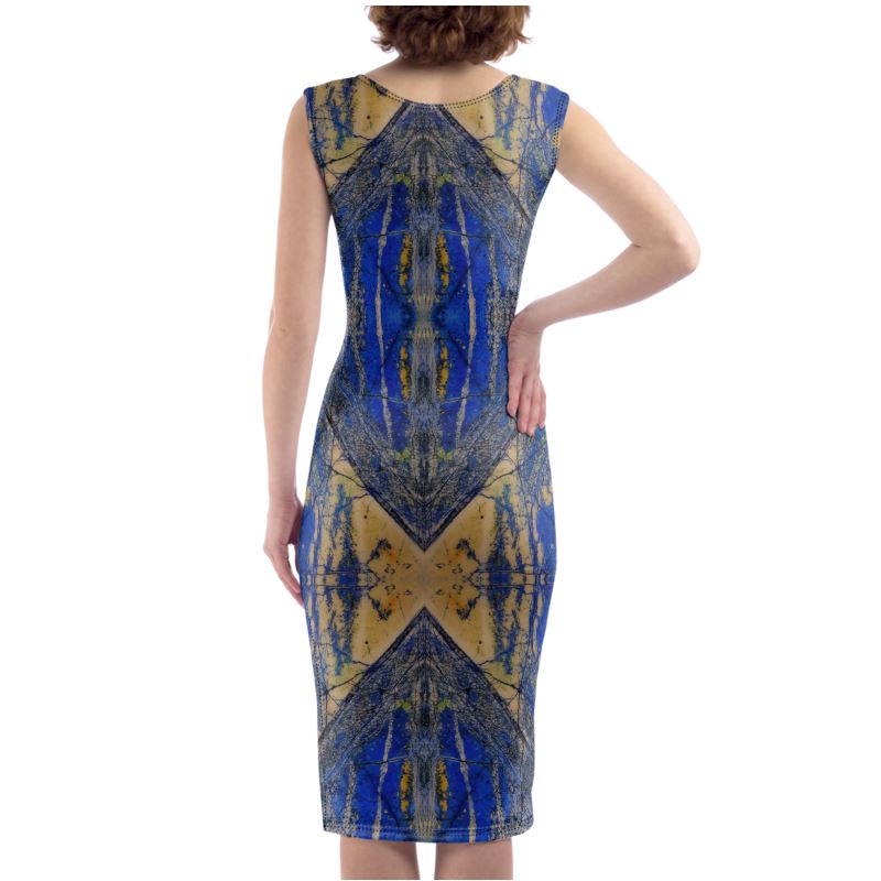 Bodycon Dress: Azurite and Malachite, Siberia, Russia