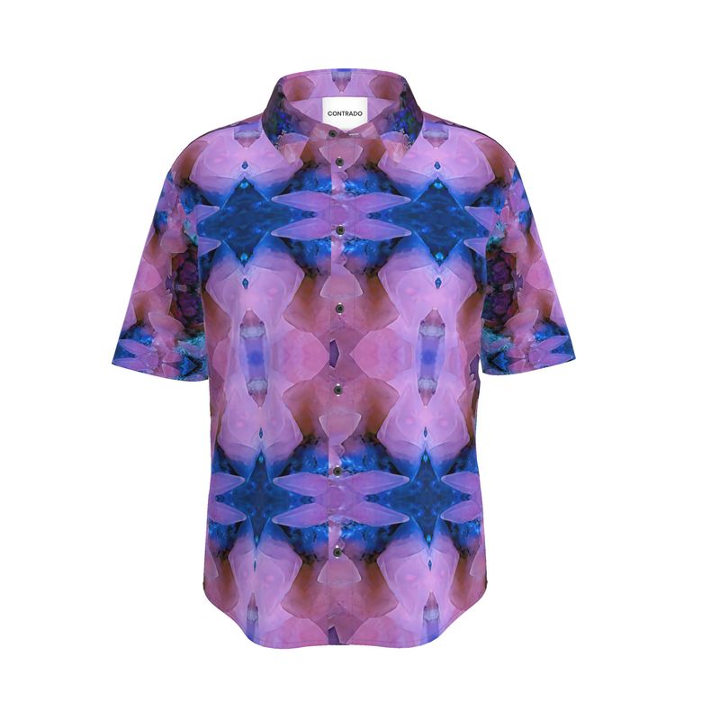 Mens Short Sleeve Shirt: Calcite Fluorescent, Moncure, North Carolina