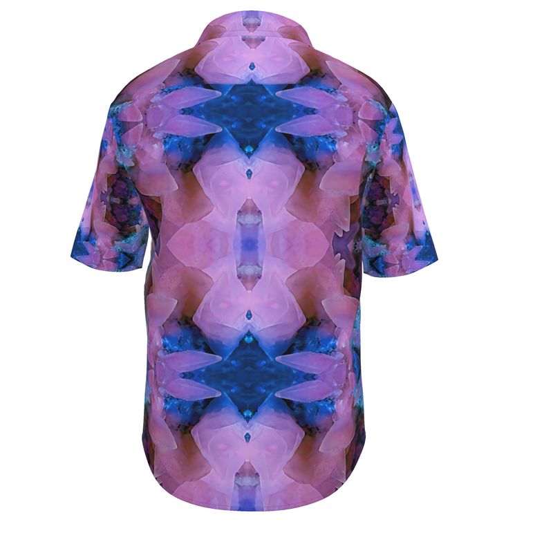 Mens Short Sleeve Shirt: Calcite Fluorescent, Moncure, North Carolina