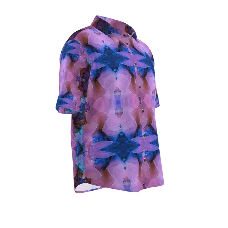 Mens Short Sleeve Shirt: Calcite Fluorescent, Moncure, North Carolina