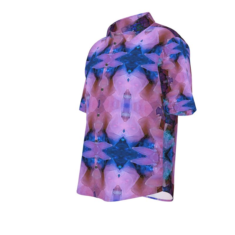 Mens Short Sleeve Shirt: Calcite Fluorescent, Moncure, North Carolina