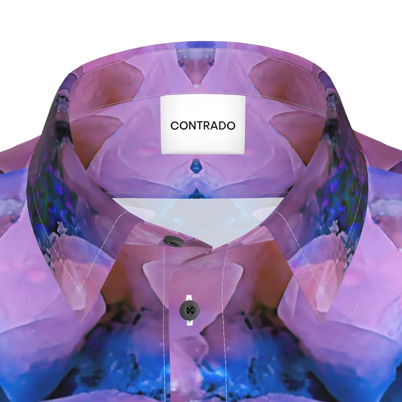 Mens Short Sleeve Shirt: Calcite Fluorescent, Moncure, North Carolina