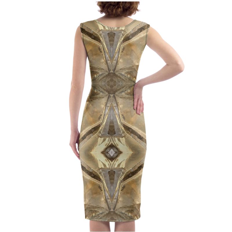 Bodycon Dress: Calcite, Sokolovskoe Iron Mine, Rudny, Kostanay Region, Kazakhstan
