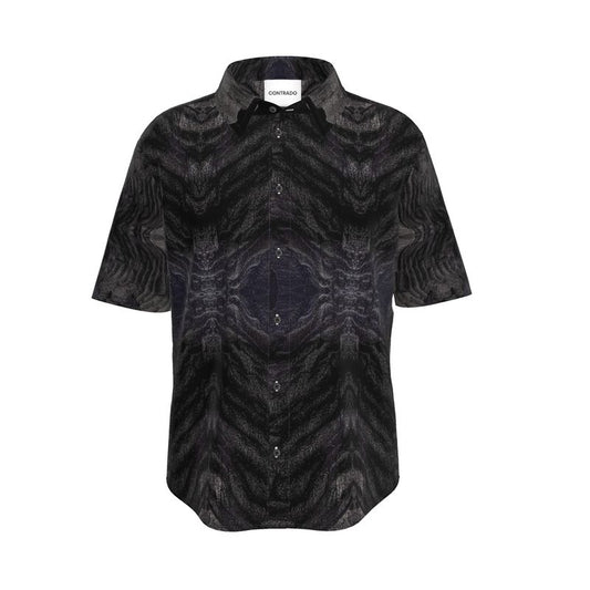 Mens Short Sleeve Shirt: Charcoal formed approximately 50,000 years ago when lava from a Washington State volcano engulfed tree, carbonizing it.