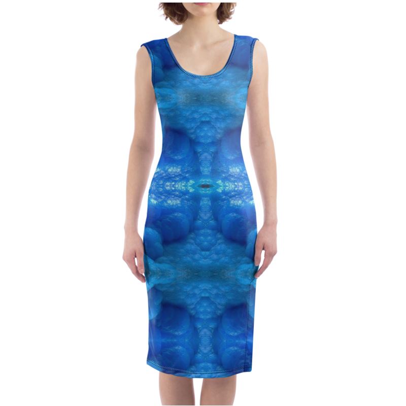 Bodycon Dress: Hemimorphite, China, Ex John Veevart