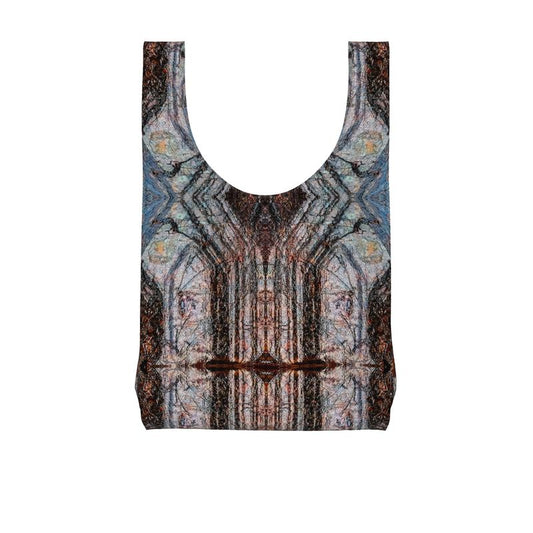 Parachute Shopping Bag: Limonite pseudo Pyrite, Iridescent, Raleigh, North Carolina