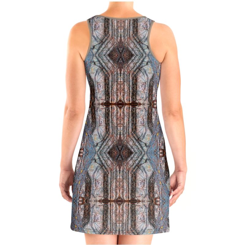 Halter Dress: Limonite pseudo Pyrite, Iridescent, Raleigh, North Carolina