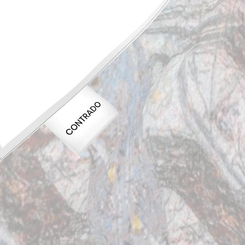 Halterneck backless dress: Limonite pseudo Pyrite, Irridescent, Raleigh