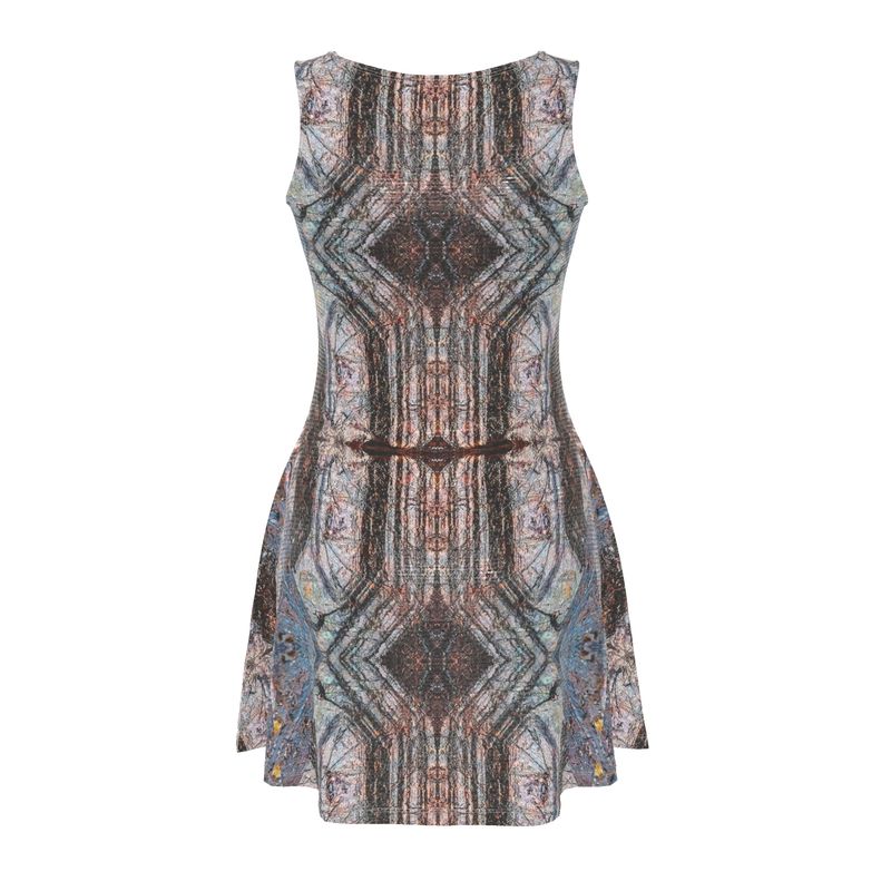Skater Dress: Limonite pseudo Pyrite, Irridescent, Raleigh
