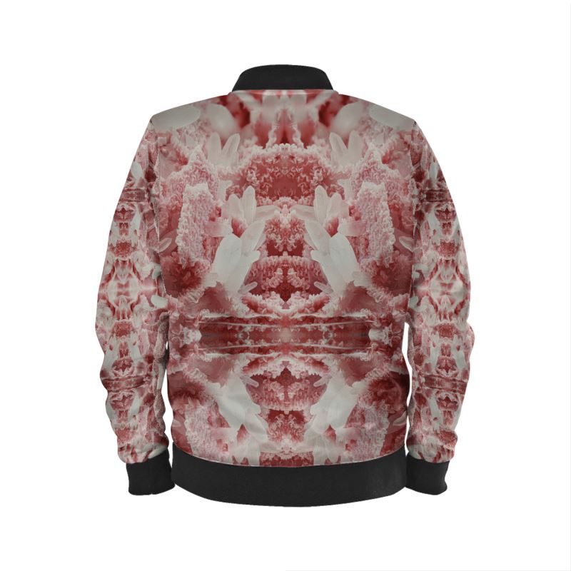 Mens Bomber Jacket: Rhodocrosite and Quartz Crystals, Bulgaria