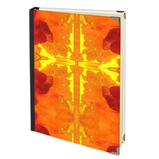 Address Book: Mimetite on Wulfenite, Francisco Mine, Mexico, EX Wrights Rockshop, Original Color