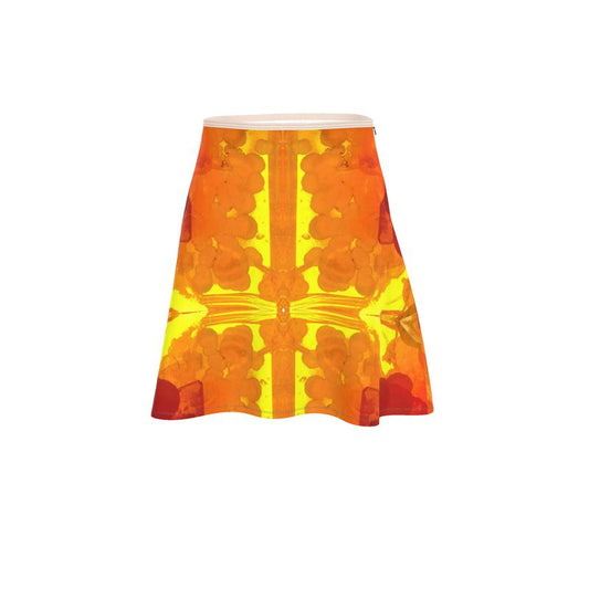 Flared Skirt: Mimetite on Wulfenite, San Francisco Mine, Mexico