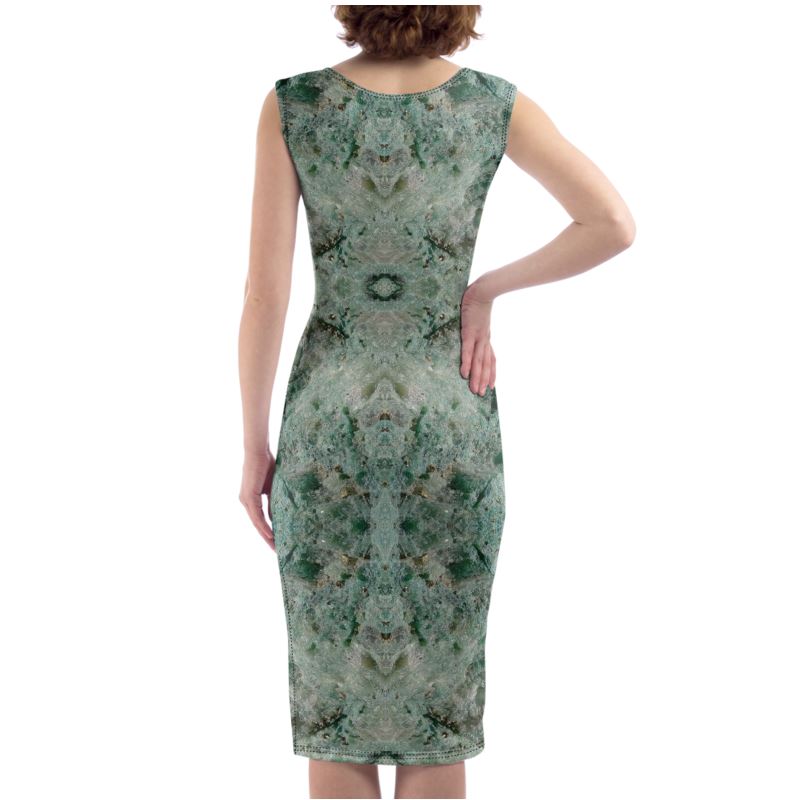 Bodycon Dress: Fuschite with pyrite, Australia