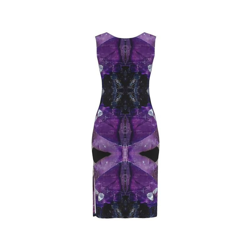 Bodycon Dress: Fluorite, with Sphalerite, Elmwood, Tennessee, Original Color