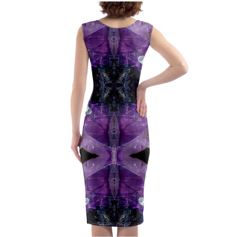 Bodycon Dress: Fluorite, with Sphalerite, Elmwood, Tennessee, Original Color