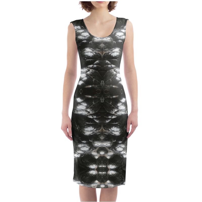 Bodycon Dress: Hematite, Botryoidal, Morocco