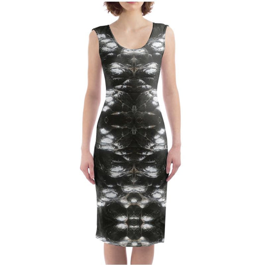 Bodycon Dress: Hematite, Botryoidal, Morocco