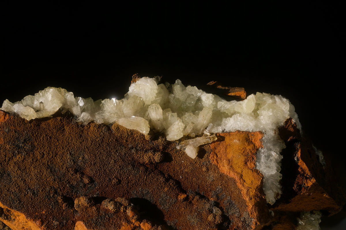 Tablecloth: Adamite — Ojuela Mine, Mexico — EX Lawrence Conklin — Original Color