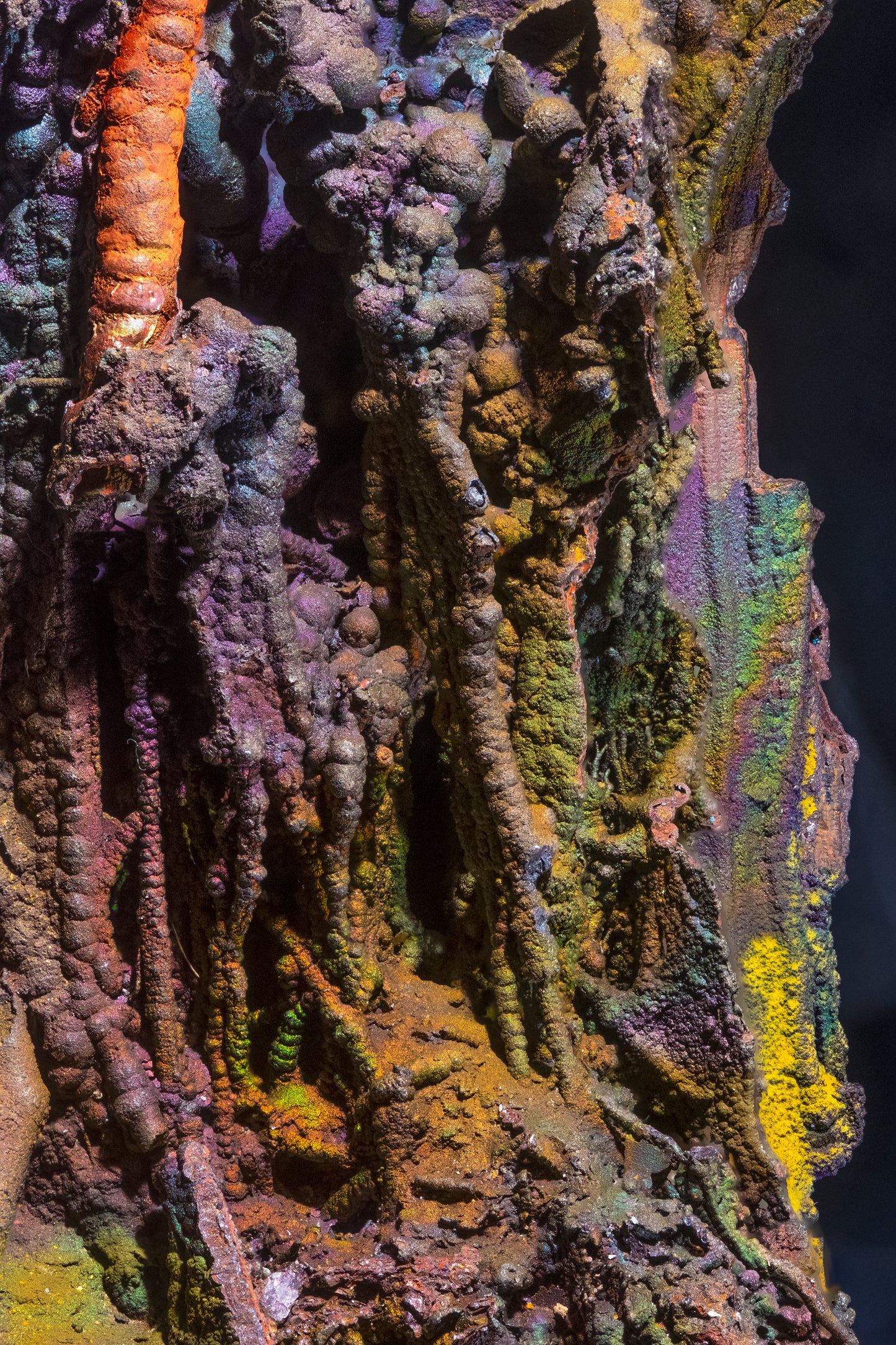 Men's Tie: Hematite, Iridescent, Graves Mt, , Georgia, USA, , Original