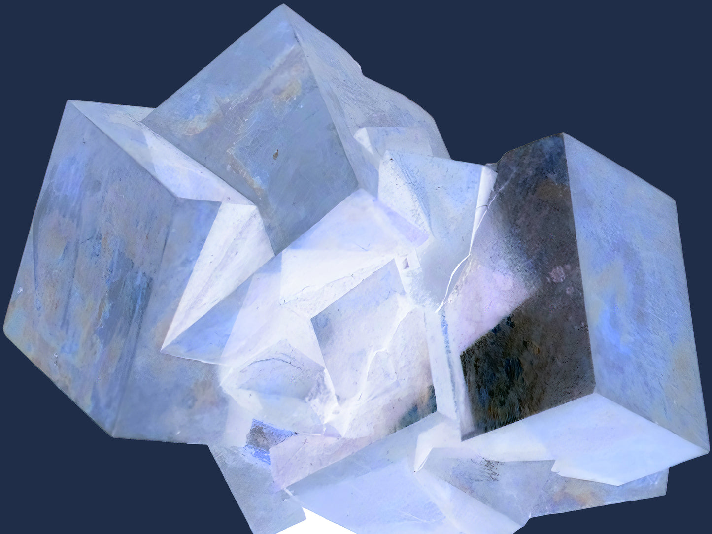 Parachute Shopping Bag: Pyrite, Victoria Mine, Navajún, La Rioja, Spain, INVERTED COLOR