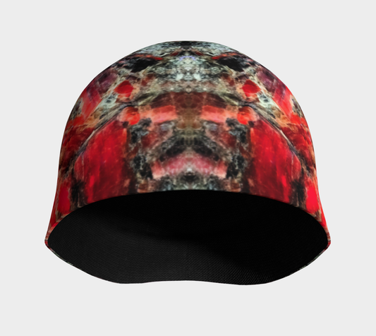 Beanie: Hematite, Iridescent, Graves Mt, , Georgia, USA, Original Color under UV Light