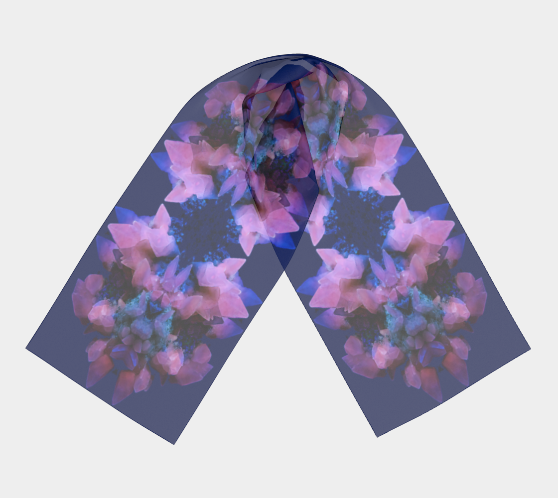 Long Scarf: Calcite, Moncure, NC, Fluorescent,