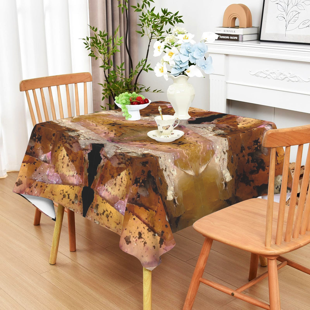 Tablecloth: Fluorite — Illinois, USA — EX Chris Wright — Original Color