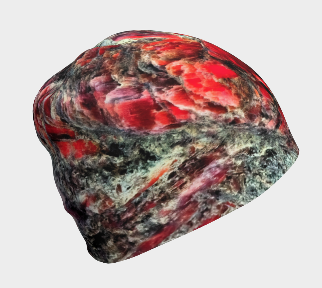 Beanie: KYANITE, Fluorescent, Black Mt. North Carolina, USA,Original Under UV Light Version 1