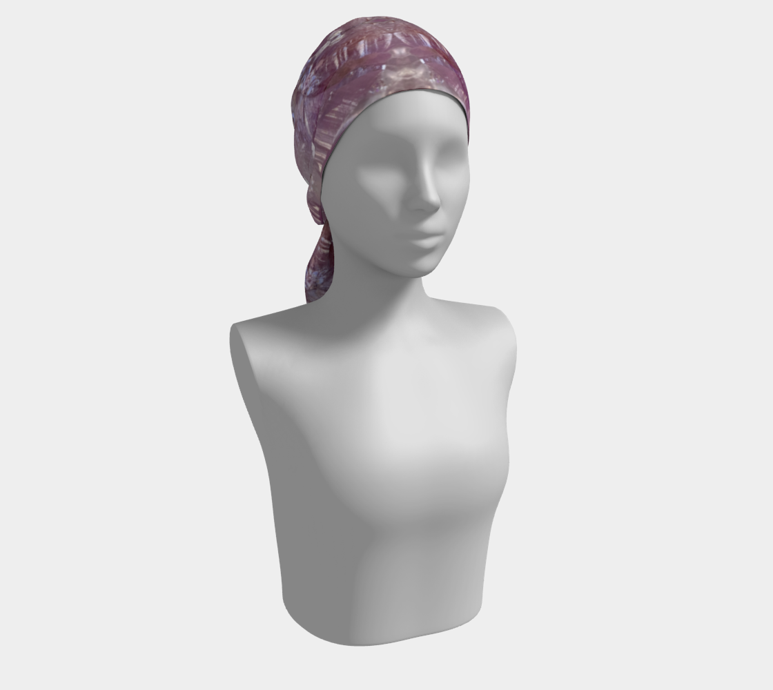 Long Scarf: Quartz, Amethyst, Zebulon, North Carolina, USA, Original Color