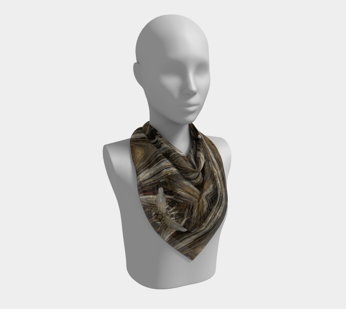 Square Scarf: Goethite, ,Teller County, Colarado, USA, Brian Kosnar, Original Color