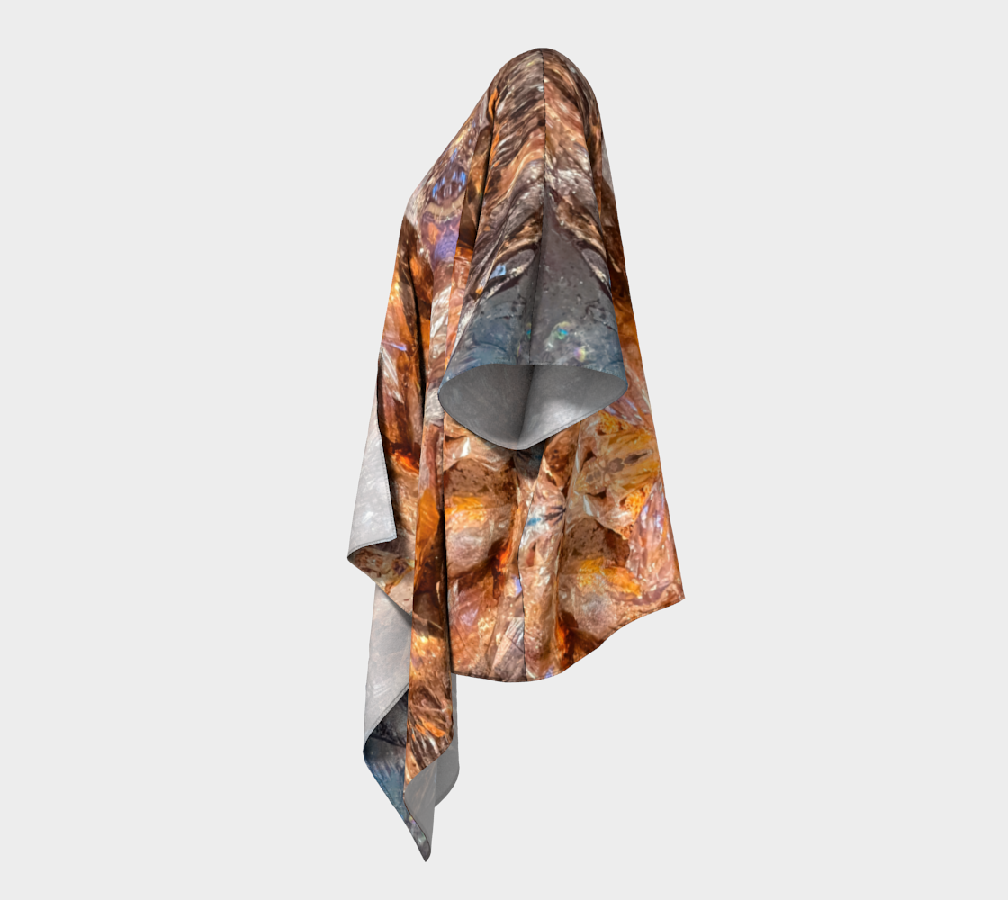 Draped Kimono: Mud Included Quartz, Alexander County, North Carolina