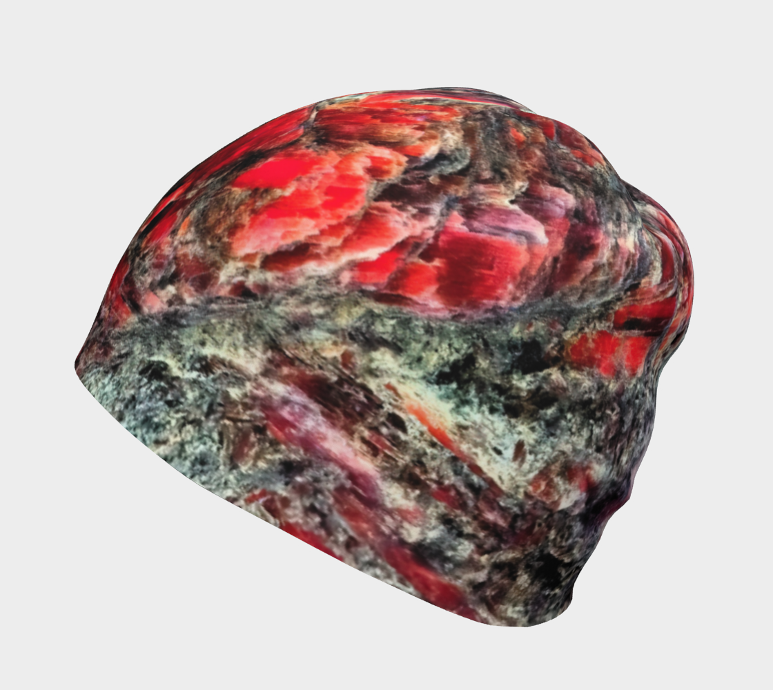 Beanie: KYANITE: Fluorescent, Black Mt., North Carolina, USA,Original Under UV Light,Version 1